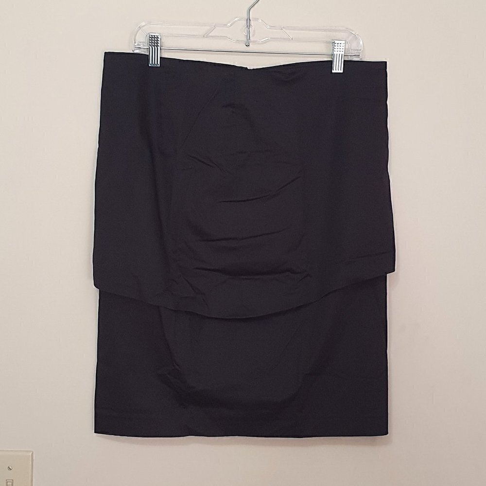 Brunello Cucinelli Raven Black Tiered Skirt